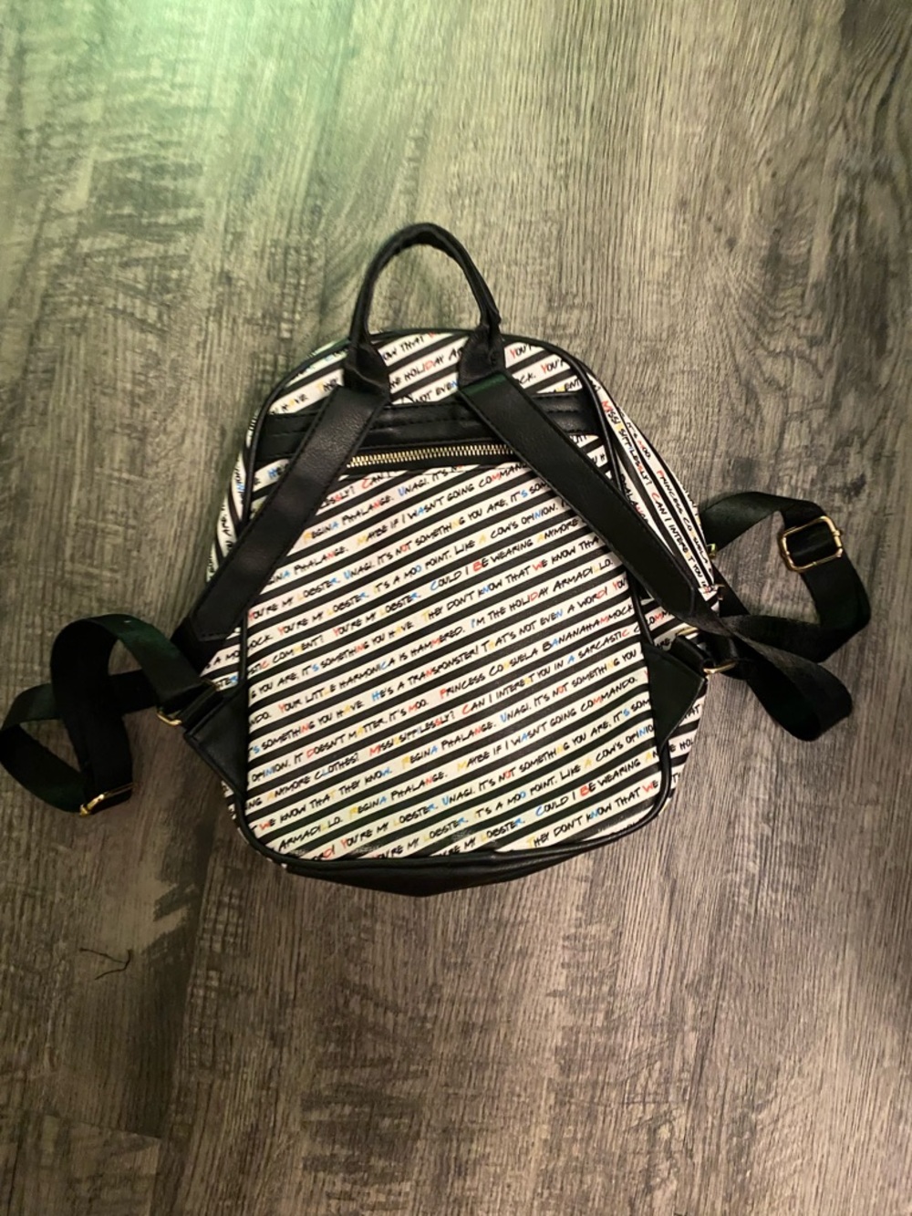 Friends TV Show Mini Backpack Quotes Print 90s Sitcom‎ Fan Merch Cute Bag - Picture 3 of 4